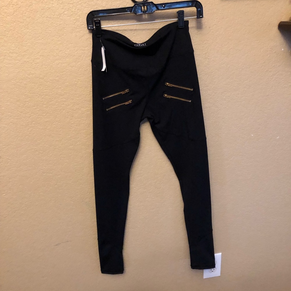 Varley performance leggings with zips